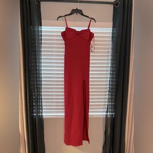 New Red Formal dress with Bow